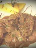 Solomillo strogonoff