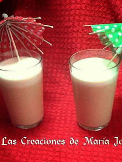 Una foto de Batido de Turrón