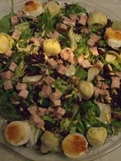 Una foto de Ensalada improvisada