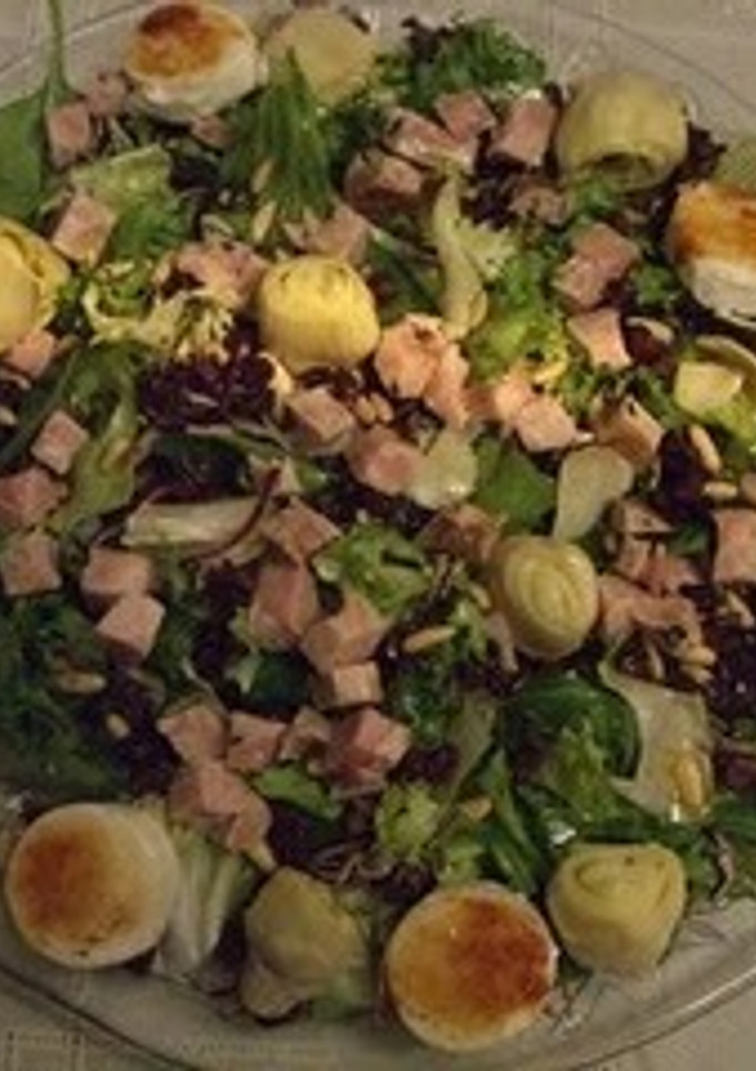 Una foto de Ensalada improvisada