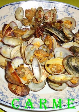 Una foto de Almejas a la marinera (Carme)