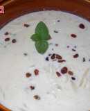 Sopa fría de yogur, cebolla y sidra