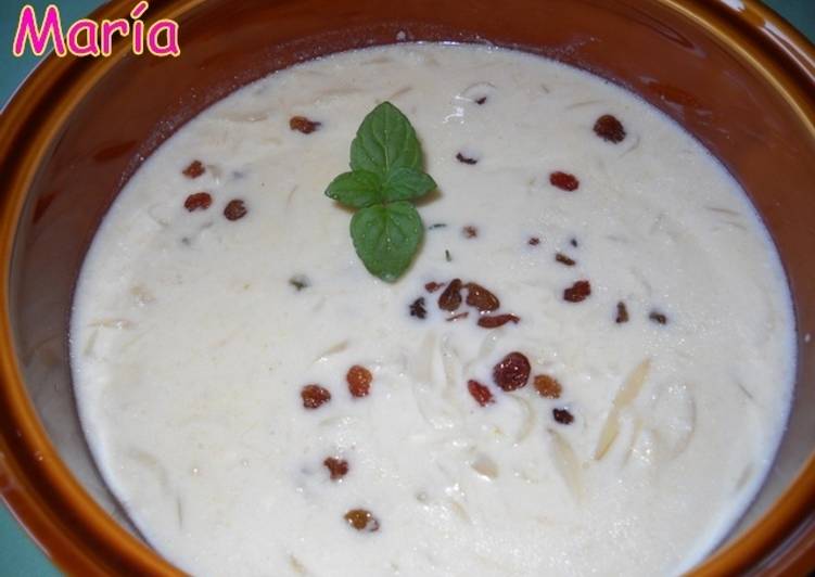 Sopa fría de yogur, cebolla y sidra