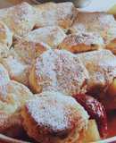 Pastel de frutas con tortitas (Cobbler)