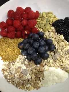 Una foto de Muesli con frutos