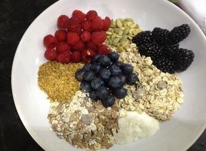 Una foto de Muesli con frutos