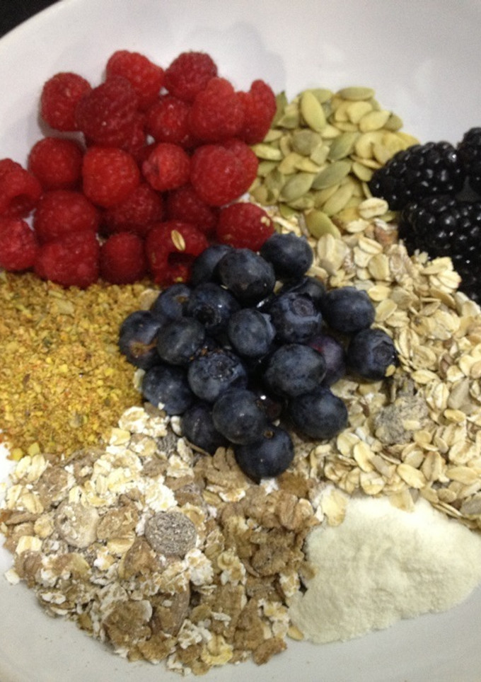 Una foto de Muesli con frutos