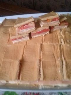 Una foto de Pionono relleno salado olímpico