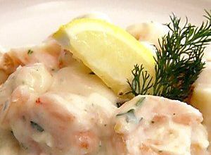Una foto de Camarones con Heavy Cream