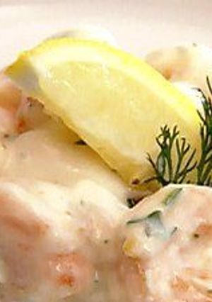 Una foto de Camarones con Heavy Cream