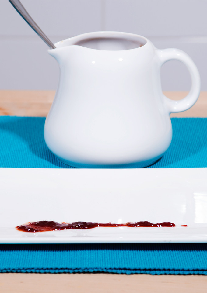 Una foto de Salsa agridulce al Oporto