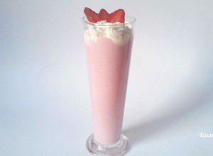 Foto principal de Batido de fresas con nata