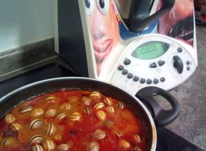 Foto principal de Caracoles en salsa con thermomix 31