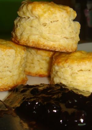 Una foto de Scones tipo americanos