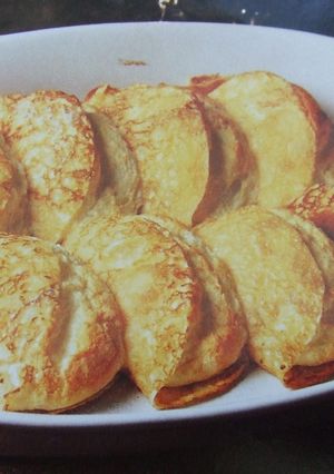 Una foto de Crêpes al sufflé de lima