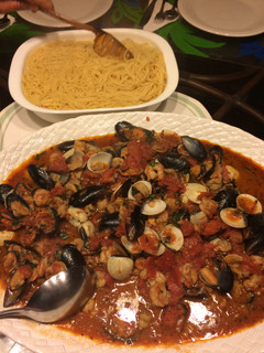 Una foto de Pasta Frutti di Mare