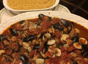 Una foto de Pasta Frutti di Mare