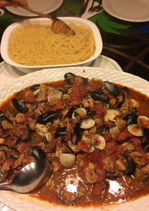 Una foto de Pasta Frutti di Mare
