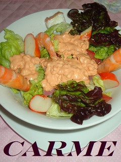 Una foto de Ensalada de marisco con pulpo