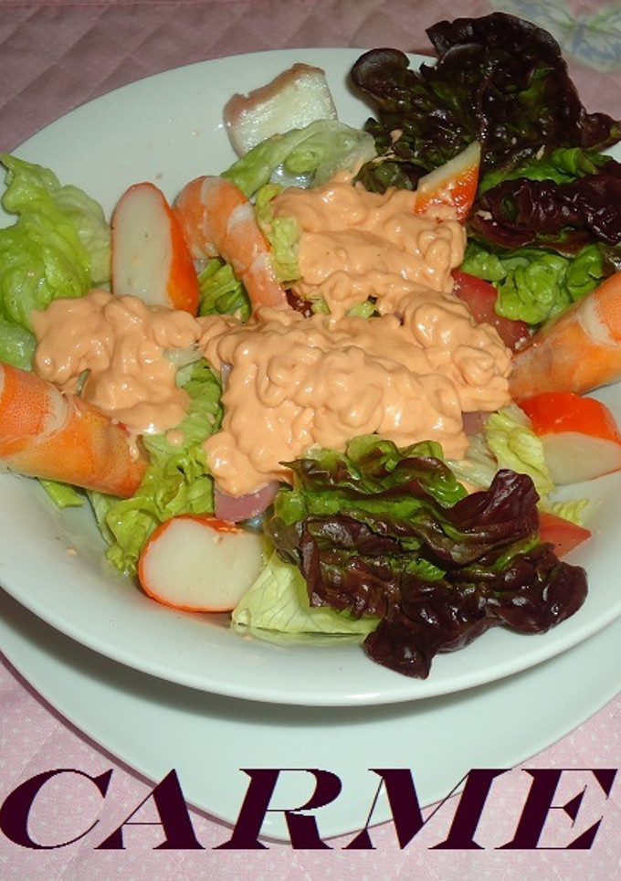 Una foto de Ensalada de marisco con pulpo