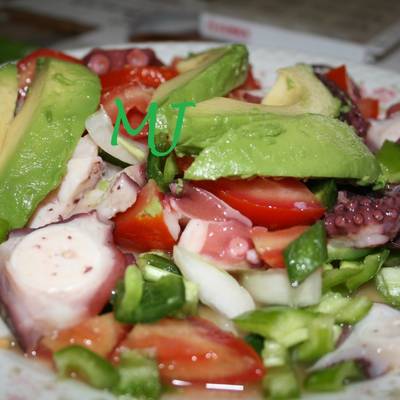 Ensalada de pulpo a la mexicana Receta de Maggie- Cookpad