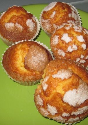 Una foto de Magdalenas con sabor a naranja (Thermomix)