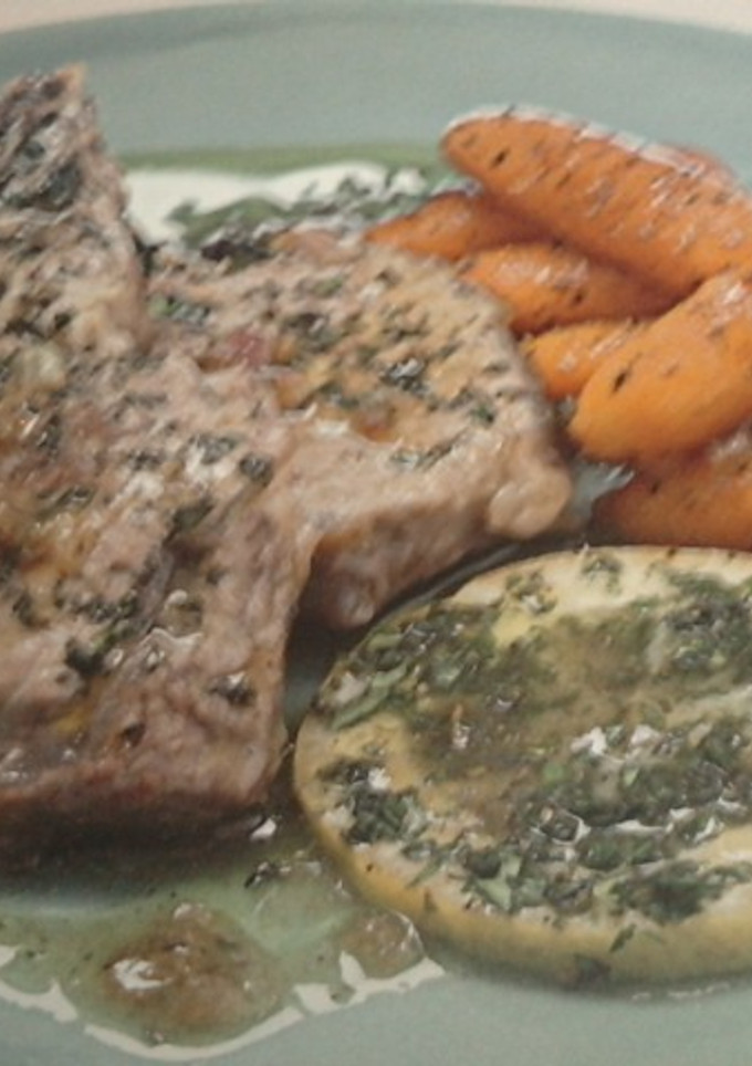 Una foto de Costilla de cordero a la miel y al limón