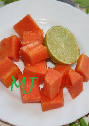 Una foto de Papaya