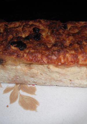 Una foto de Budin de pasas y canela