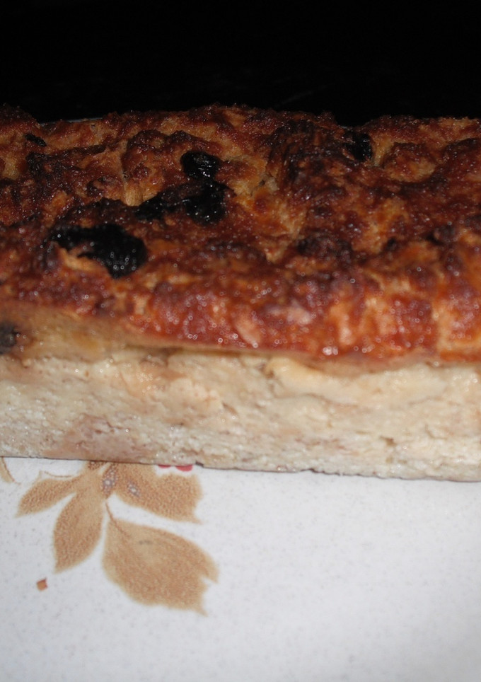 Una foto de Budin de pasas y canela