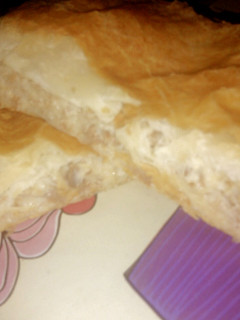 Una foto de Hojaldre de pollo con bechamel