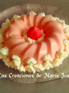 Una foto de Tarta fria de queso y fresa