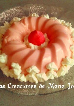 Una foto de Tarta fria de queso y fresa