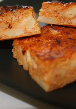 Una foto de Torrijas de bacalao