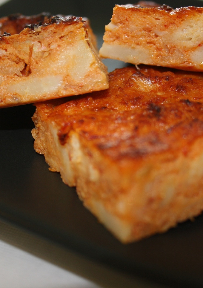 Una foto de Torrijas de bacalao