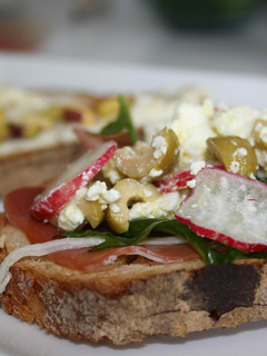 Una foto de Tostas con queso