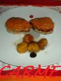 Medallones de cerdo con castañas glaseadas