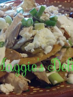 Una foto de Chilaquiles con huevo