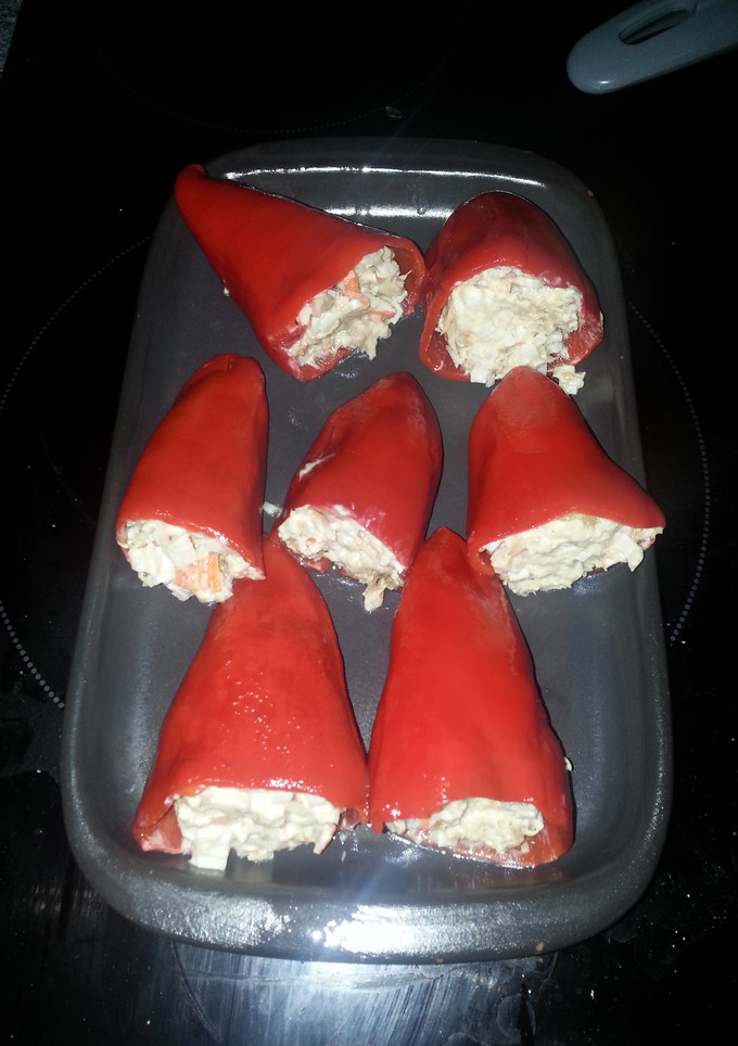 Una foto de Pimientos rellenos
