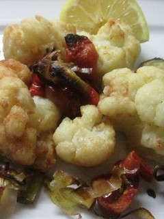 Una foto de Ramitas de coliflor fritas