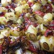 Patatas con cebolleta al horno