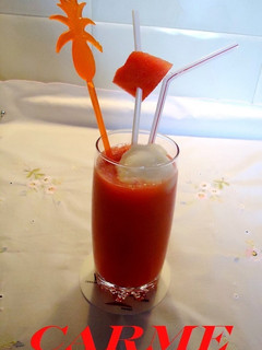 Foto principal de Refresco de sandía y helado de limón
