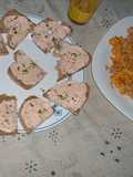 Queso y erizos de mar