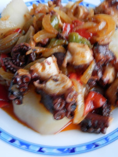 Una foto de Pulpo a la mugardesa