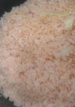 Una foto de Arroz casero