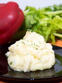 Una foto de Puré de patatas diferente