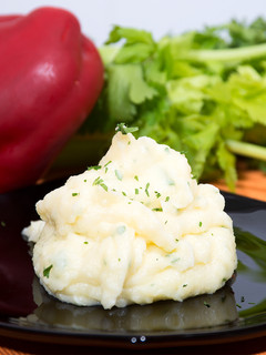 Una foto de Puré de patatas diferente