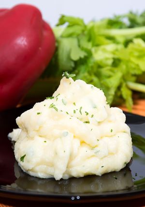 Una foto de Puré de patatas diferente