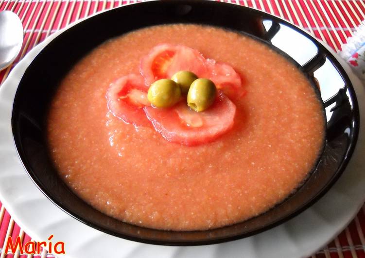 Gazpacho andaluz receta casera