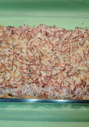 Una foto de Calabacines gratinados